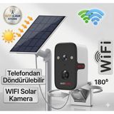 Wificam Telefondan Dönebilir Wifi Solar Kamera