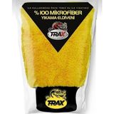 Wiforte Mikrofiber Oto Araba Yıkama ve Silme Eldiveni – Yüksek Emicilik, Çiziksiz Temizlik, Mavi Renkli Araç Temizlik Bezi - 02-Sarı