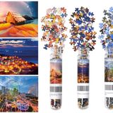 wifreo 3 Paket Manzara Mini Yapboz Yetişkinler için 150 Parça Küçük Yapboz 15 x 10 cm Ev Eğlence Oyuncakları Ev Dekoru Yapbozlar