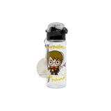 Wiggle 500ML Harry Potter Pipetli Askılı Kilitlenebilir Su Matarası - Siyah