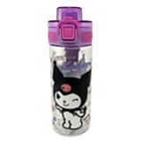 Wiggle 500ml Kuromi Temalı Lisanslı Rahat İçim Ağızlıklı Askılı Kilitlenebilir Su Matarası