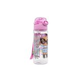 Wiggle 500ml LOL Surprise Bebek Pipetli Askılı Kilitlenebilir Su Matarası (Pembe)