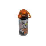 WİGGLE 500ml Naruto Yumuşak Silikon Pipetli Kulplu Kilitlenebilir Su Matarası