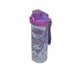 WİGGLE 700ml Kuromi Rahat İçim Ağızlıklı Kulplu Kilitlenebilir Su Matarası