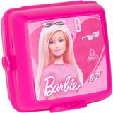 Wiggle Barbie 4 Bölmeli Çocuk Beslenme Kutusu - Yemek Saklama Kabı Kaşık ve Çatallı