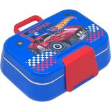 Wiggle Bento 1030ML Lunchbox Hotwheels Lisanslı Tek Katlı 2 Bölmeli Paslanmaz Çelik Sefer Tası Yemek Kutu - 1 Adet