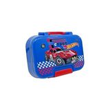 Wiggle Bento 1030ML Lunchbox Hotwheels Lisanslı Tek Katlı 2 Bölmeli Paslanmaz Çelik Sefer Tası Yemek Kutu - Kestane Akaju - Option-1