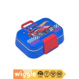 Wiggle Bento 1030ml Lunchbox HotWheels Lisanslı Tek Katlı 2 Bölmeli Paslanmaz Çelik Sefer Tası Yemek Kutu