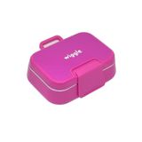Wiggle Bento 1030ML Lunchbox Katlı 2 Bölmeli Paslanmaz Sefer Tası Yemek Kutusu (Pembe)