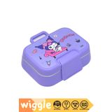 WİGGLE Bento 1030ml Lunchbox Kuromi Lisanslı Tek Katlı 2 Bölmeli Paslanmaz Çelik Sefer Tası Yemek Kutusu