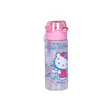 Wiggle Hello Kitty Plastik Matara, 500 ml, Pembe, Pipetli