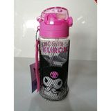 Wiggle Kuromi Matara Pembe Renk BPA Free Hafif Kapasite ile Taşınabilir Su Şişesi
