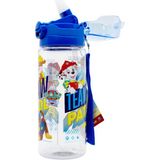 Wiggle Paw Patrol Pipetli Askılı Kilitlenebilir Su Matara - Mavi