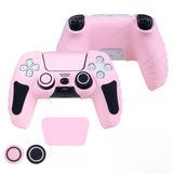 wigmoa XP-1 PS5 Denetleyici Silikon Kavrama Kapak Kılıfı Başparmak Tutacağı, Joystick Koruyucular ve Kaymaz Kaplama - PS5 ile Uyumlu. (Pembe/Siyah)