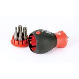 Wiha 38045 Stubby tornavida Six-in-One ile Bits koyabilirsiniz, Torx