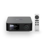 WiiM Amp Ultra, stereo amplifikatör Streaming, HDMI ARC & RoomFit, Uzay Gri | 100 W/8Ω kanalı, Hi-Res ses, dokunmatik kontrol, RoomFit düzeltme ve çok odalı ses ile pasif hoparlörleri geliştirin