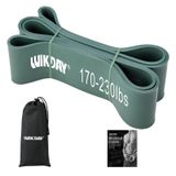 WIKDAY Egzersiz için direnç bantları, egzersiz bantları, egzersiz bantları, vücut germe için çekme destek bantları, Crossfit antrenmanı, fizik tedavi, kas antrenmanı erkekler ve kadınlar için (koyu