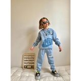 Wikiboom Erkek Çocuk Eşofman Takımı - 3 - 4 Yaş - Bebe Mavi