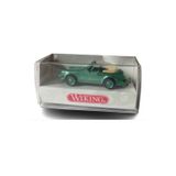 Wiking 1:87 Porsche 911 Cabriolet (Yeşil - Açık Tavanlı Model) Maket Araç