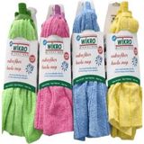 Wikro 2 Adet Mikrofiber Mop Paspas Yedek Ucu Vileda Tipi Mop - Çok Renkli