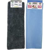 Wikro 2 Li Mikrofiber Baklava Desen Cam Bezi ve Jaguar Havlu Bez