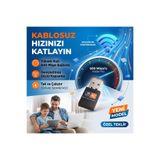 Wiks 600 Mbps USB WiFi Adaptörü – Kablosuz İnternet Güçlendirici Tak Çalıştır Mini Dongle