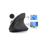 wiks Dikey Kablosuz Mouse Sessiz Tıklamalı Ergonomik Bilgisayar Faresi Taşınabilir Tasarım