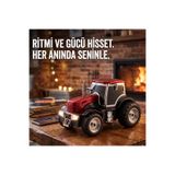 wiks Şarjlı Traktör Model Bluetooth Hoparlör, FM Radyolu TF Kart ve USB Girişli Mini Taşınabilir Ses Bombası, Masaüstü Dekoratif Müzik Kutusu