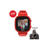 Wiky 5E Akıllı Çocuk Saati - Görüntülü Arama, Gps, Sos, Güvenli Alan, Anlık Konum (Esim) - Kırmızı