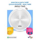 Wiky Tag Çocuk Smart Airtag Pembe - Akıllı Konum Takip Cihazı (APPLE UYUMLU) (pembe)