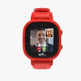 Wiky Watch 5E eSimli Akıllı Çocuk Saati Görüntülü ve Sesli Arama, GPS, SOS, Konum Takibi, Güvenli Liste, 112 Acil, Gorilla Glass Dokunmati Renkli Ekran (Tüm Operatörler eSIM) (Kırmızı)