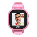Wiky Watch 5E eSimli Akıllı Çocuk Saati Görüntülü ve Sesli Arama, GPS, SOS, Konum Takibi, Güvenli Liste, 112 Acil, Gorilla Glass Dokunmati Renkli Ekran (Tüm Operatörler eSIM) (Pembe)
