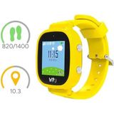 Wiky Watch 5E eSimli Akıllı Çocuk Saati Görüntülü ve Sesli Arama, GPS, SOS, Konum Takibi, Güvenli Liste, 112 Acil, Gorilla Glass Dokunmati Renkli Ekran (Tüm Operatörler eSIM) (Sarı)