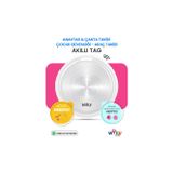 WikyTag Çocuk Smart AirTag Pembe - Akıllı Konum Takip Cihazı (Apple Uyumlu)
