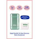 WILD %98 Natural Stick Deodorant Kutu + Refill Fresh - Aqua Case + Fresh Cotton & Sea Salt 40 g.