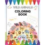 Wild Animals Coloring Book (Ages 2+) (My Wonderful Coloring Adventures)