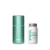 Wild Antiperspirant Roll On Qua Case & Fresh Cotton & Sea Salt Refill Kadın Deodorant 50 Ml - Yeşil