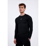 Wild Athletic Erkek Pro Compression Uzun Kollu Spor Fitness Body - Siyah