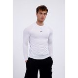 Wild Athletic Erkek Pro Compression Uzun Kollu Spor Fitness Body - XL - Beyaz