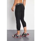 Wild Athletic Erkek Siyah Fitness Pro Spor Antrenman 3/4 Tayt