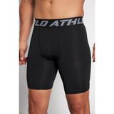 Wild Athletic Erkek Spor Kısa Dizüstü Fitness Tayt - M - Siyah