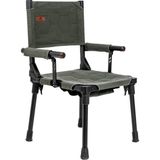 Wild Land Mts-C Siyah 100° Açı Ergonomik Sırt Tasarımlı Kamp Sandalyesi - Standart