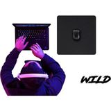 Wild M 40X40 cm Oyuncu Gaming Mouse Pad - Siyah
