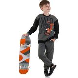 Wild Oversize Erkek Çocuk Gri Eşofman Takım - 3 Yaş