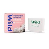 Wild Refill Yedek Stick Deodorant İçi Yüzde Doksan Sekiz Doğal Formül Fresh Cotton & Sea Salt 40 g.