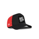 Wild Thing Logolu Cordura Siyah-Kırmızı Trucker Şapka