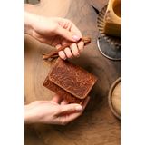 Wild West Crafted Briddle Bilek Askılı hakiki deri el işi şık Kadın Cüzdan.Doğum günü&Anneler&Sevgililer günü hediyesi