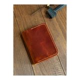 Wild West Crafted Covboy Hakiki deri el yapımı Erkek Kartlık.Doğum günü&Babalar günü&Sevgililer günü hediyesi