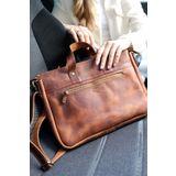 Wild West Crafted Mac Bag 13-14 Inç Hakiki deri Macbook Çantası.Doğum günü&Anneler&Babalar&Sevgililer günü &Ofis hediy