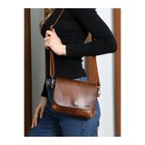 Wild West Crafted Shoulder Bag Hakiki deri günlük Kadın Omuz Çantası.Doğum günü&Anneler günü&Sevgililer günü hediyesi
